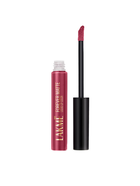 Lakme Forever Matte Lightweight & Transferproof 16Hr Liquid Lipstick 5.6ml - Pink Glam