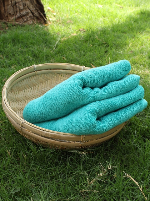 Heelium Unisex Pack of 2 Bamboo Super Soft & Quick Drying Home & Gym Hand Towel - Image 4