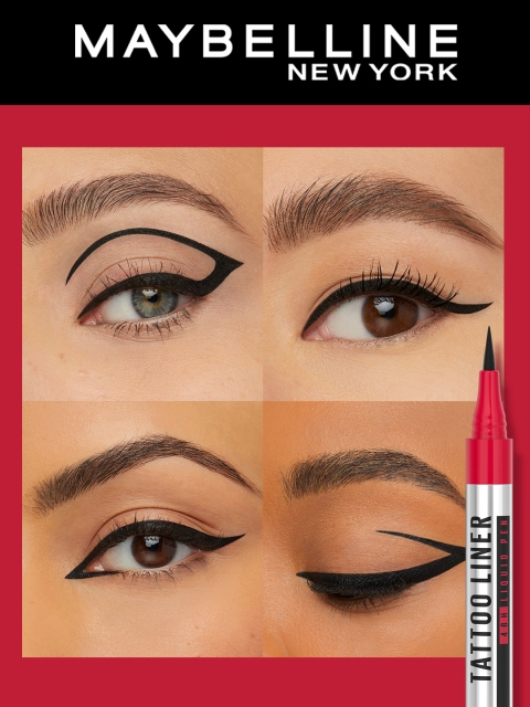 Maybelline New York Tattoo 48H Long Lasting Smudge Proof Pen EyeLiner 1g - Black - Image 7
