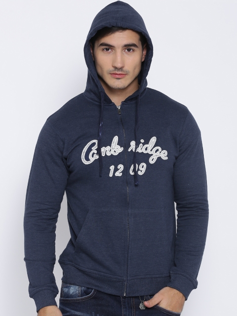 Pepe Jeans Navy Hooded Sweatshirt Image