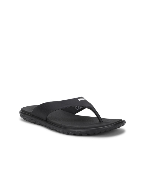 Puma Unisex Black Solid Galaxy Comfort Flip-Flops - Image 4