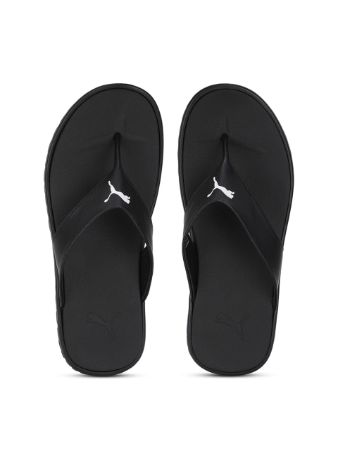 Puma Unisex Black Solid Galaxy Comfort Flip-Flops - Image 3