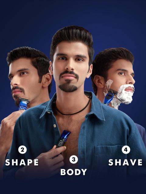 Gillette Fusion Proglide 4-in-1 Styler for Shaving, Beard-Shaping & Body Hair Trimming - Image 6