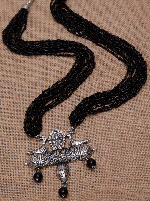 PANASH Silver-Plated Handcrafted Necklace