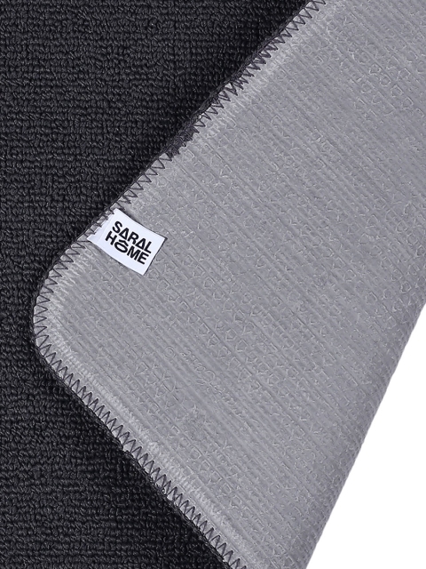 Saral Home Unisex Grey Solid Anti-Skid Floor Runner - Image 4