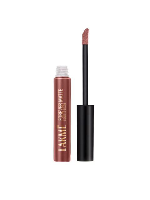 Lakme Forever Matte Lightweight & Transferproof 16Hr Liquid Lipstick 5.6ml - Nude Hue