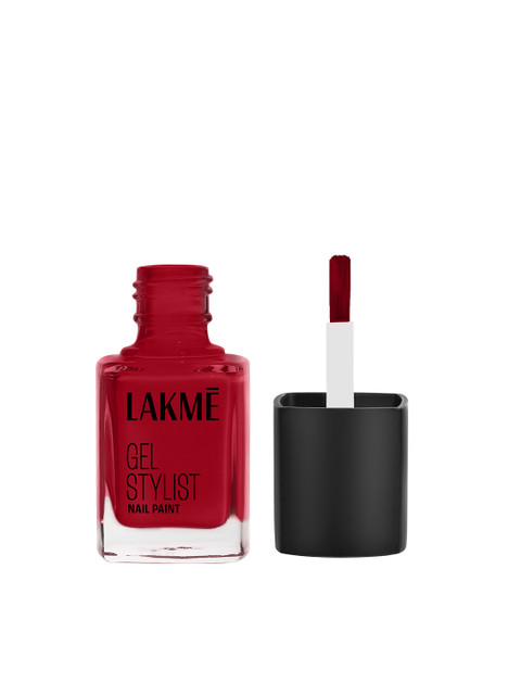 Lakme Absolute Gel Stylist Nail Color With High Gloss Finish 12ml - Fireside