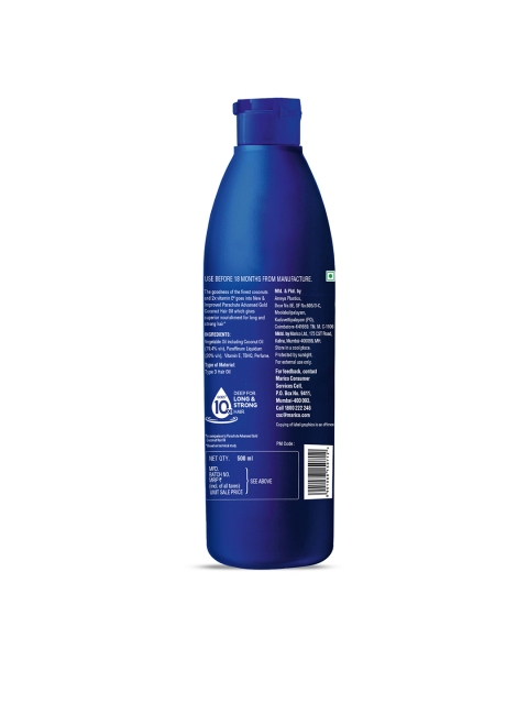 Parachute Advansed Gold Coconut Hair Oil for Long & Strong Hair - 400 ml - Image 2