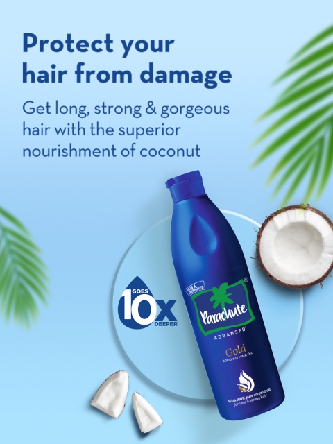 Parachute Advansed Gold Coconut Hair Oil for Long & Strong Hair - 400 ml - Image 3