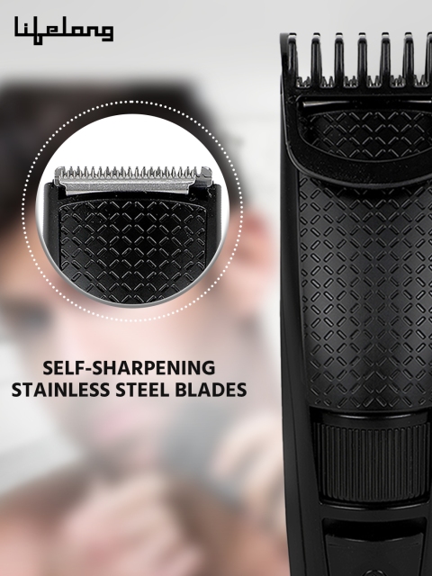 Lifelong Precision Beard Trimmer Kit with Multiple Length Settings - Black - Image 5