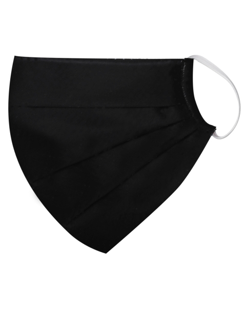 VASTRAMAY Unisex Set of 3 Reusable 2-Ply Pleated Protective Outdoor Cloth Face Masks - Image 3