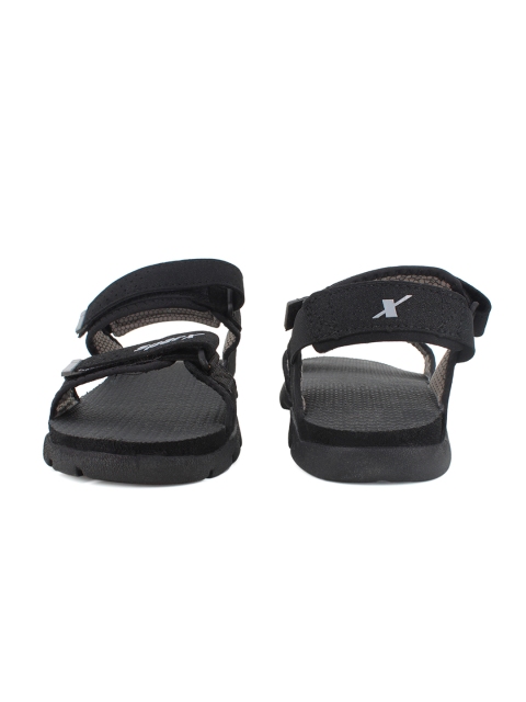 Sparx Men Black & Grey Sports Sandals - Image 2