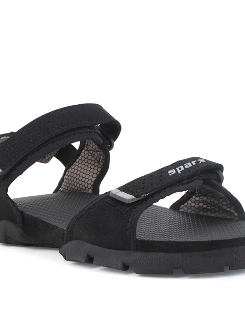Sparx Men Black & Grey Sports Sandals - Image 6