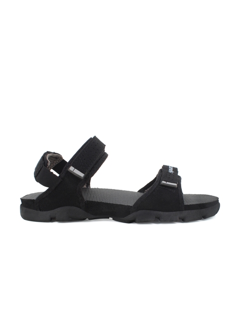Sparx Men Black & Grey Sports Sandals - Image 3