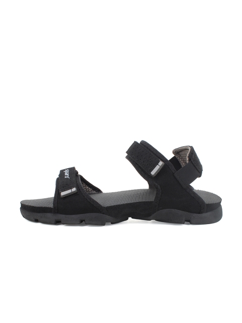 Sparx Men Black & Grey Sports Sandals - Image 4