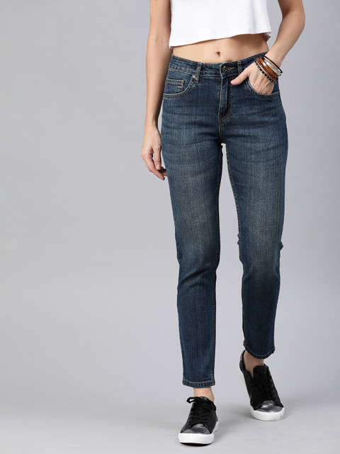 Roadster Women Blue Skinny Fit Mid-Rise Clean Look Stretchable Jeans