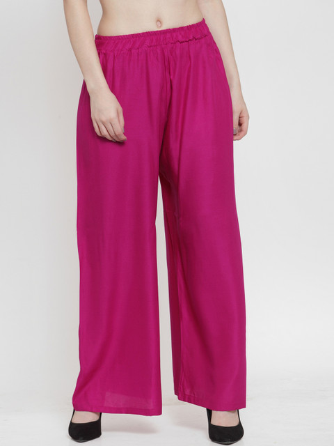 TAG 7 Women Pack Of 2 Solid Flared Palazzos - Image 2