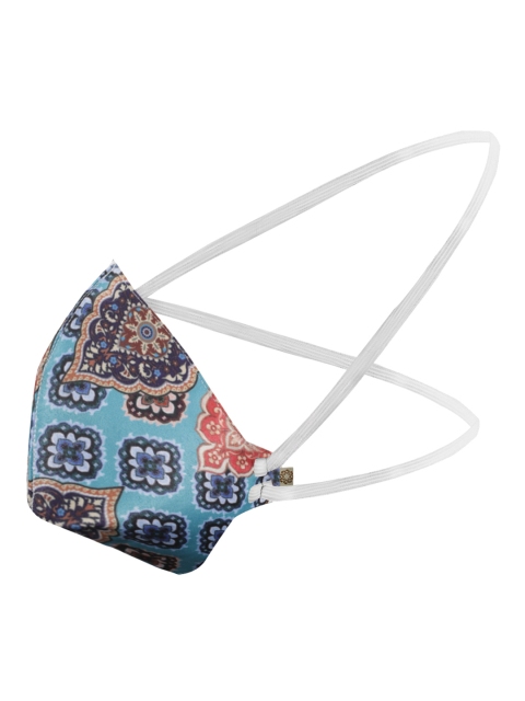 VASTRAMAY Adults Pack of 2 Reusable 3-Layers Quilted Head Band Outdoor Masks - Image 3