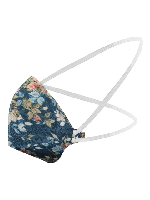 VASTRAMAY Unisex 2 Pcs Printed 3-Ply Anti-Pollution Reusable Outdoor Masks - Image 3