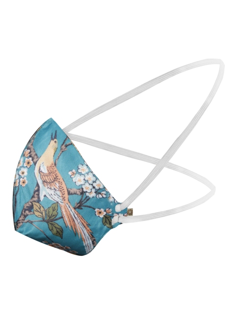 VASTRAMAY Unisex 2 Pcs Printed 3-Ply Anti-Pollution Reusable Outdoor Masks - Image 2