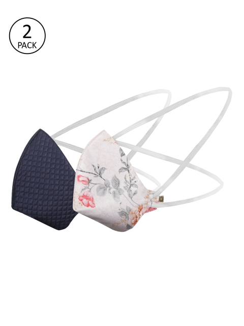 VASTRAMAY Unisex Pack of 2 Reusable 3-Ply Protective Outdoor Head Band Masks
