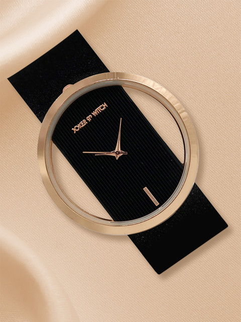 JOKER & WITCH Women Black Analogue Watch AMWW239