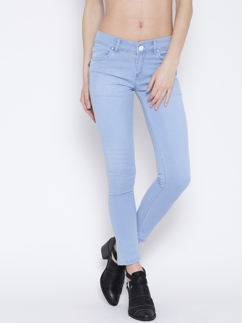 Devis Blue Washed Slim Stretchable Jeans