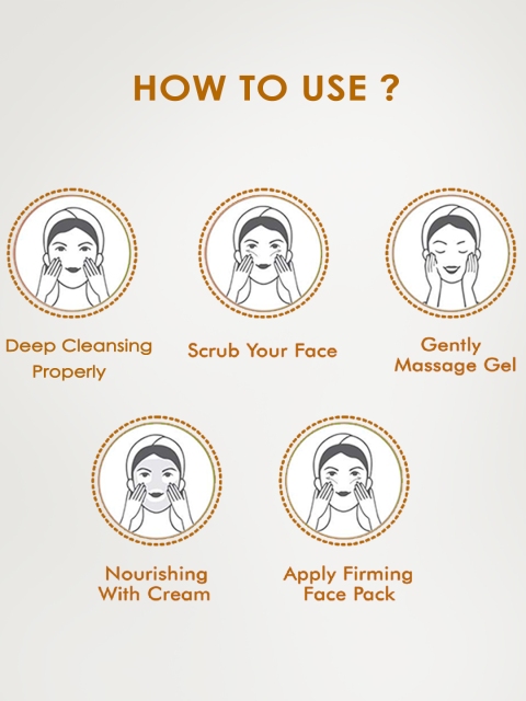 NutriGlow Set of Gold Kesar Facial Kit with 5-in-1 Portable Face Massager - Image 6
