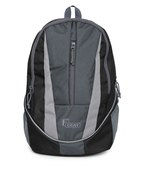 F Gear Unisex Black & Grey Flame V2 Backpack