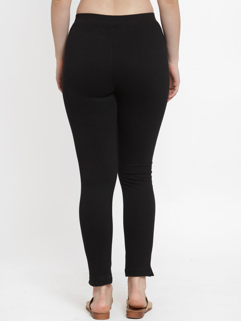 TAG 7 Women Pack Of 2 Solid Straight-Fit Ankle-Length Leggings - Image 4