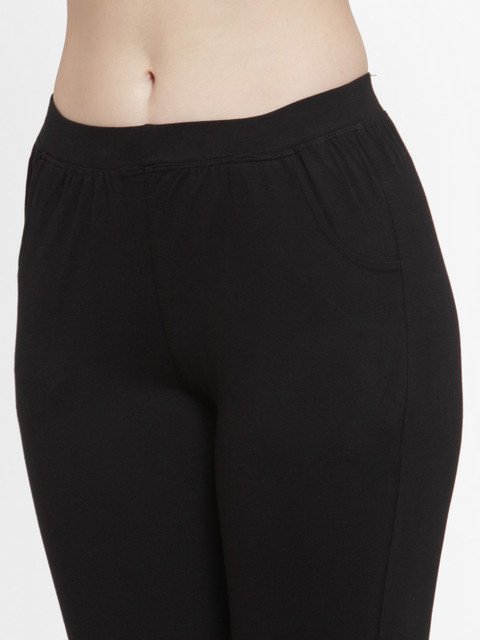 TAG 7 Women Pack Of 2 Solid Straight-Fit Ankle-Length Leggings - Image 6