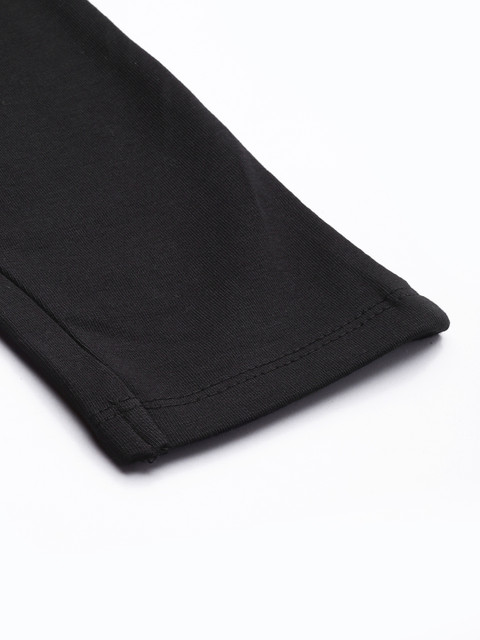 Harvard Women Black Solid Joggers - Image 7