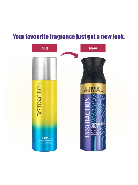 Ajmal Distraction Deodorant Aromatic Woody Fragrance 200 ml - Image 2