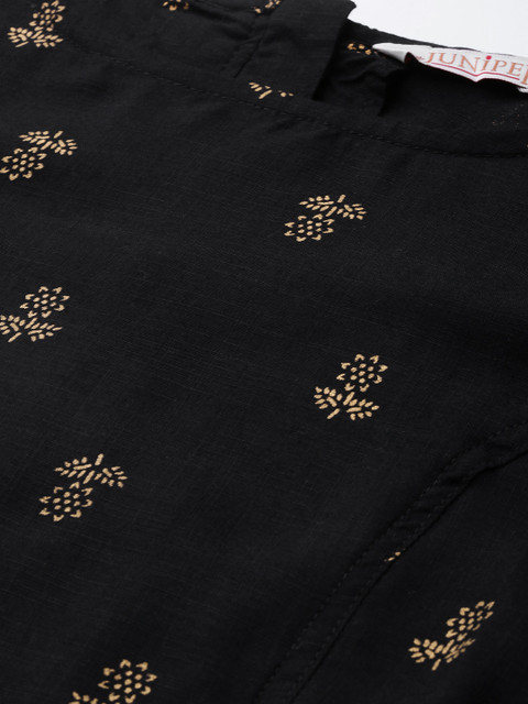 Juniper Beige & Black Ready to Wear Lehenga with Blouse - Image 2