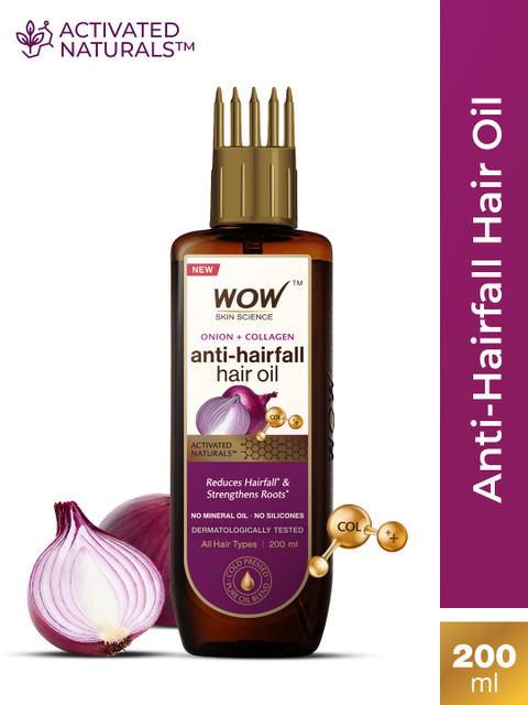 WOW SKIN SCIENCE Onion Hair Oil with Black Seed Oil...