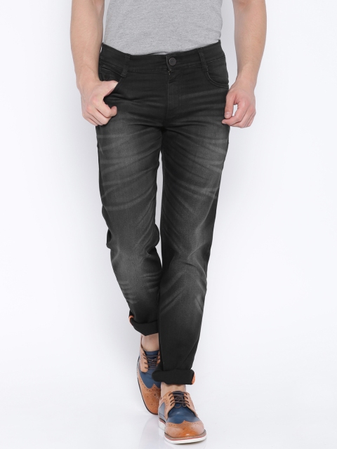 John Players Black Slim Fit Jeans Image