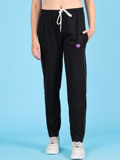MACK JONNEY Women Black Solid Lounge Pants