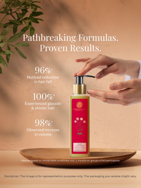 Forest Essentials Hair Cleanser Bhringraj & Shikakai Shampoo for Hair Fall & Dandruff 50ml - Image 6