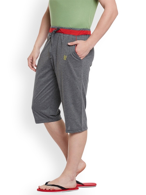MACK JONNEY Men Pack of 2 Solid Lounge Shorts - Image 2