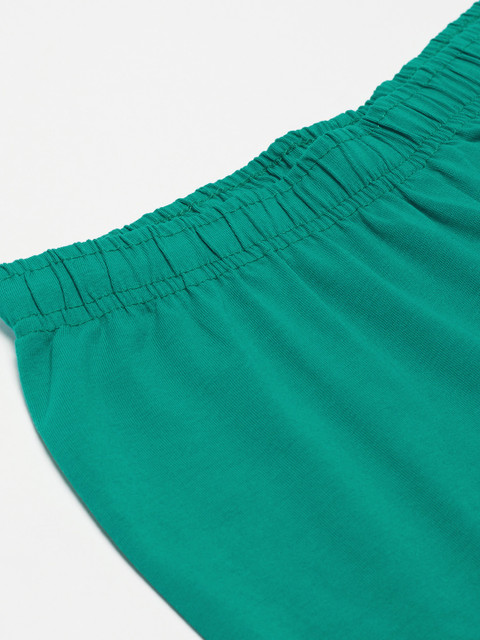 Biba Women Green Solid Churidar Length Leggings - Image 5