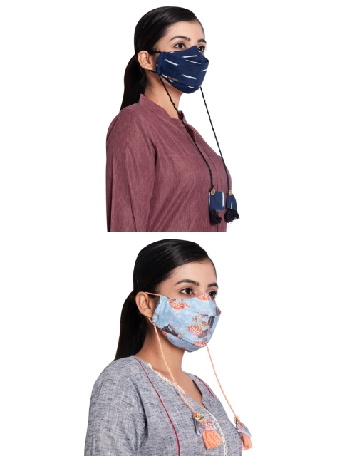 VASTRAMAY Adults Pack of 2 Reusable 3-Ply Outdoor Mask - Image 5