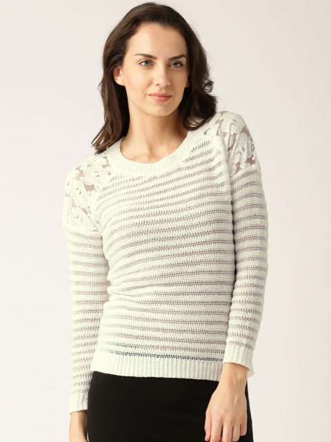 Off-White Sheer Sweater