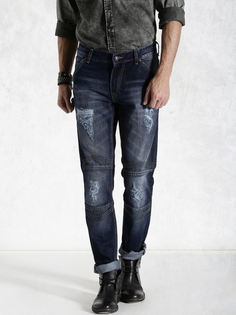 RDSTR Navy Tapered Fit Jeans