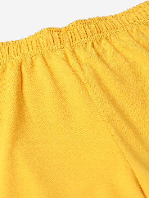Biba Women Mustard Yellow Solid Churidar-Length Leggings - Image 5