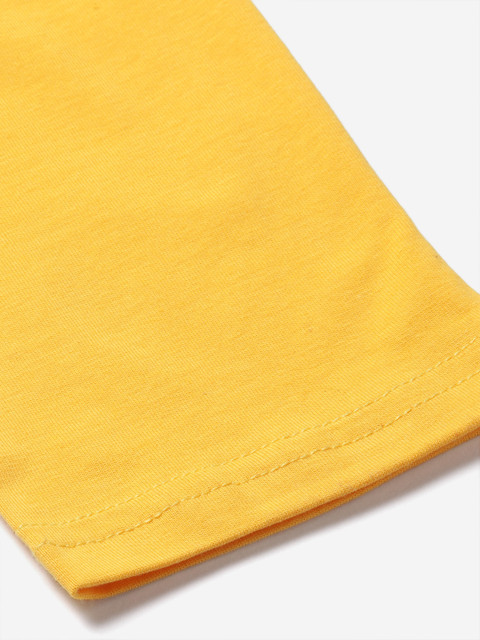 Biba Women Mustard Yellow Solid Churidar-Length Leggings - Image 6
