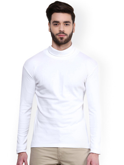 Hypernation White Slim Fit Pure Cotton T-shirt