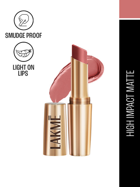Lakme 9to5 Powerplay Priming Matte Lipstick 3.6g - Lasts 16hrs - Blushing Nude - Image 2