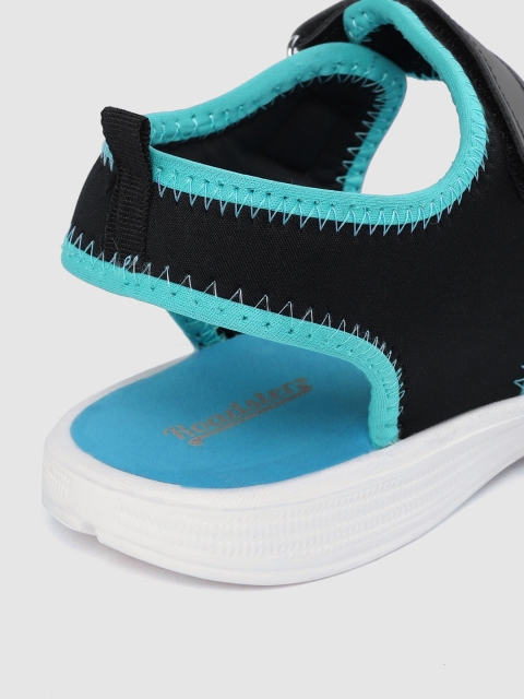 The Roadster Lifestyle Co Women Black & Blue Solid Sports Sandals - Image 6