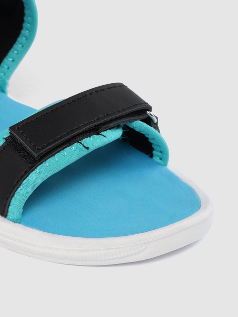 The Roadster Lifestyle Co Women Black & Blue Solid Sports Sandals - Image 5