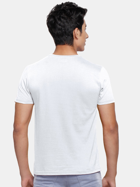 The Souled Store Men White Superman Printed Round Neck T-shirt - Image 4